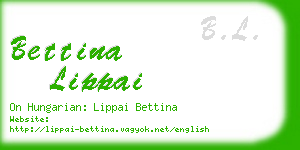 bettina lippai business card